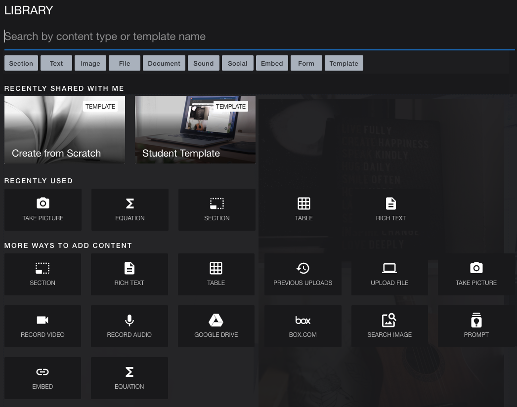 Digication Library_Add Content.png